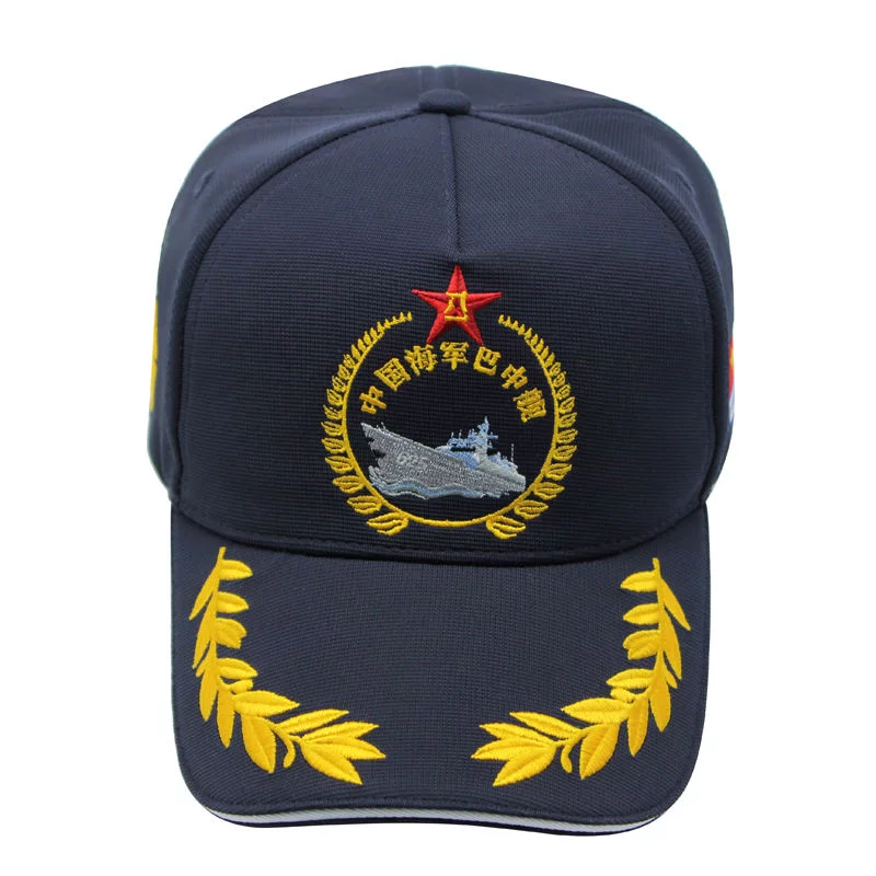 High Quality 6 Panel Baseball Caps and Hats With 3D Embroidery on Brim